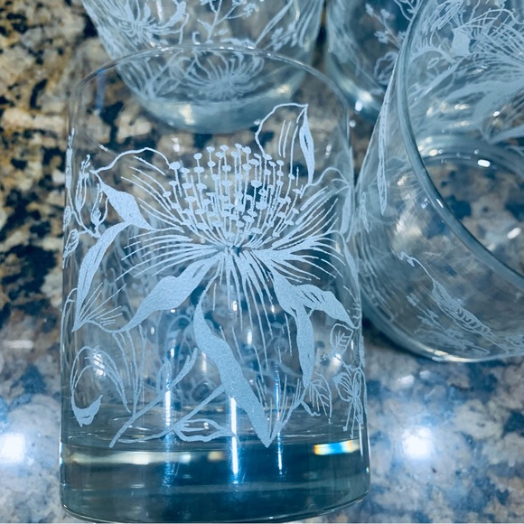 Glasses, Whiskey / Rocks, Toscany, Whiskey Glasses, Vintage, Set of 4 - Picture 4 of 8